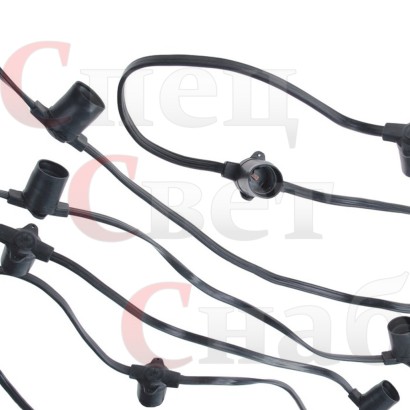 Провод для Белт Лайт Черный Шаг 20 см Длина 10 м 